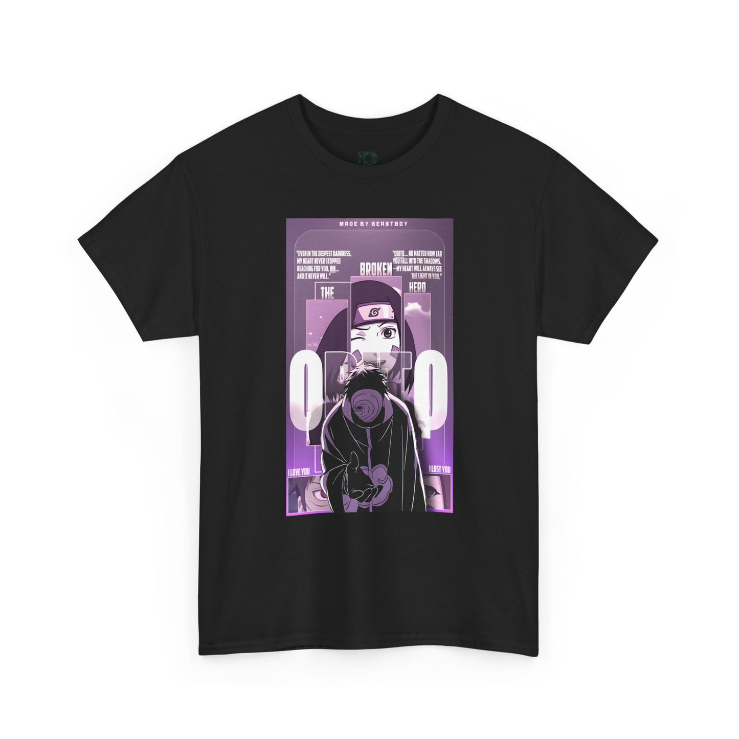Obito Aesthetic Unisex T-shirt — Purple Cyberpunk Graphic Tee