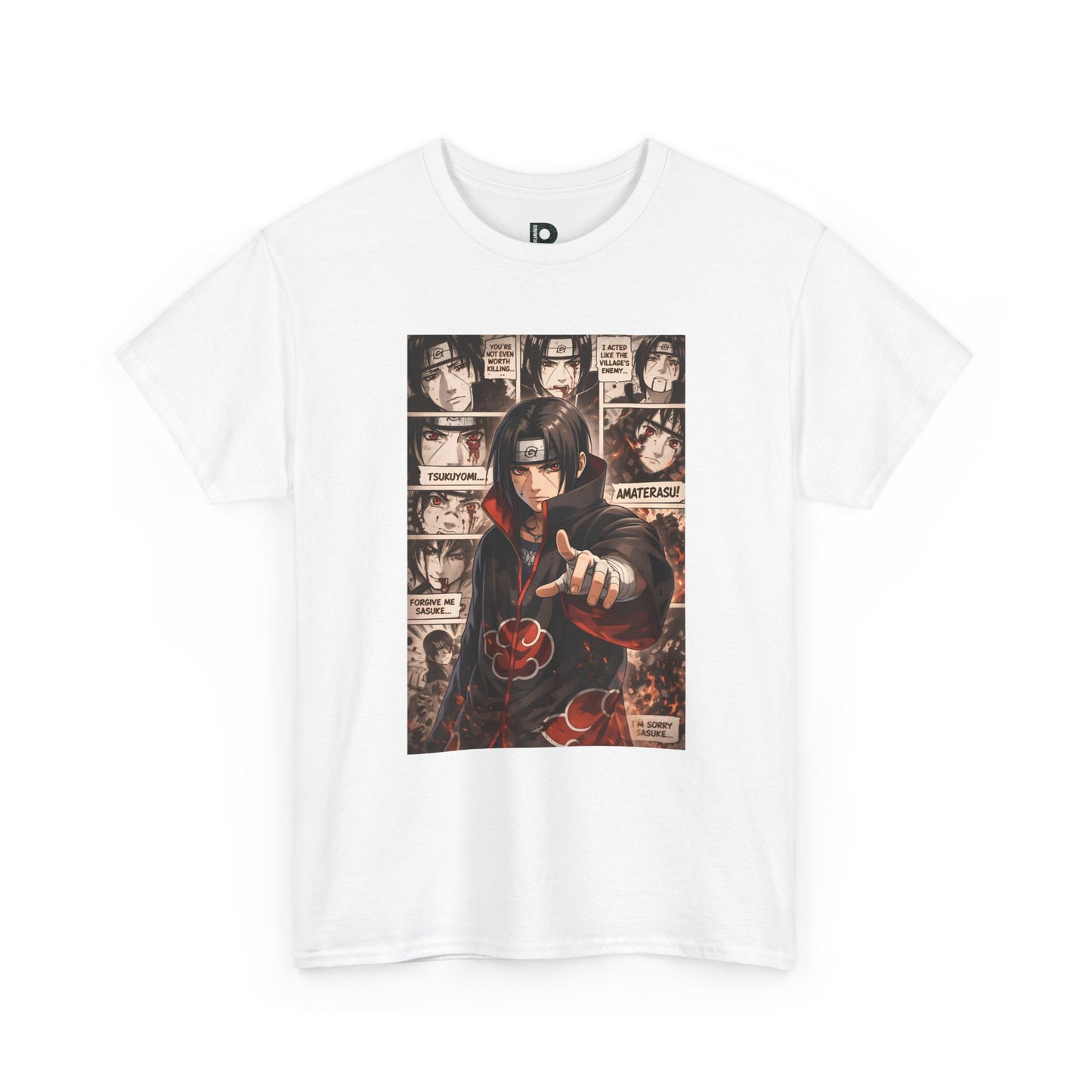 Itachi Uchiha Naruto Graphic Unisex T-shirt – Akatsuki Poster Anime Tee