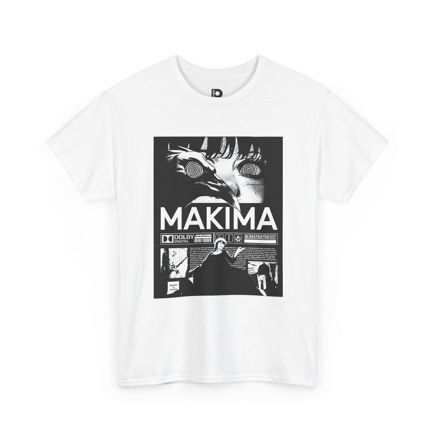 Makima Anime Graphic Unisex T-shirt — Chainsaw Man Manga Panel Tee