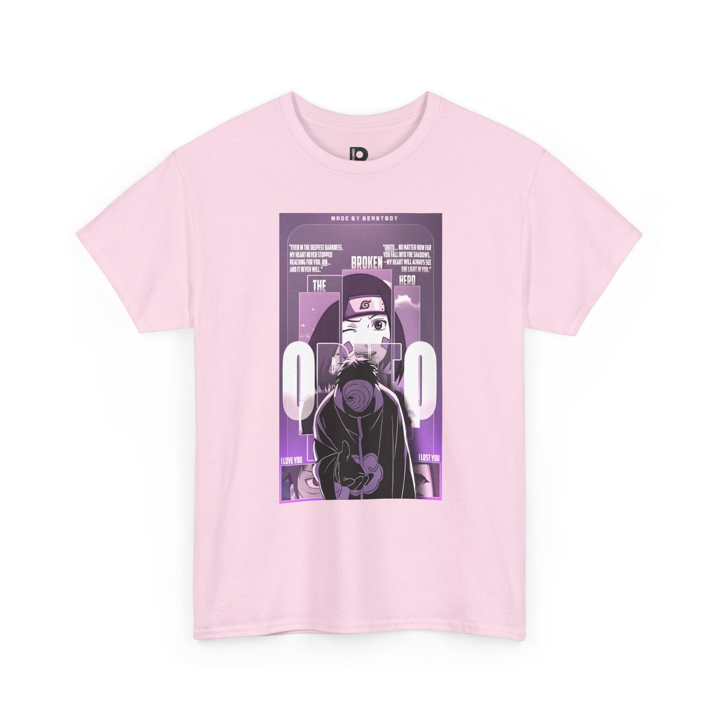 Obito Aesthetic Unisex T-shirt — Purple Cyberpunk Graphic Tee