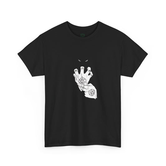 Spooky Hand Graphic Unisex T-shirt— Creepy Tattooed Grasp Tee