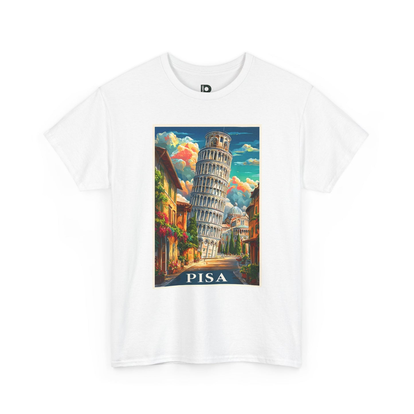 Pisa Vintage Trave Unisex T-shirt Poster Tee