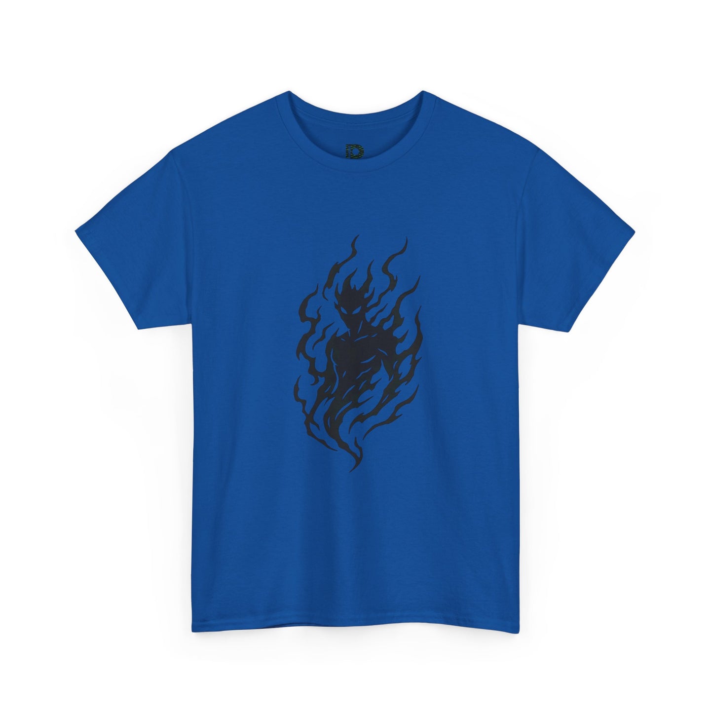 T-Shirt Unisex — Black Flame Heart Graphic Tee