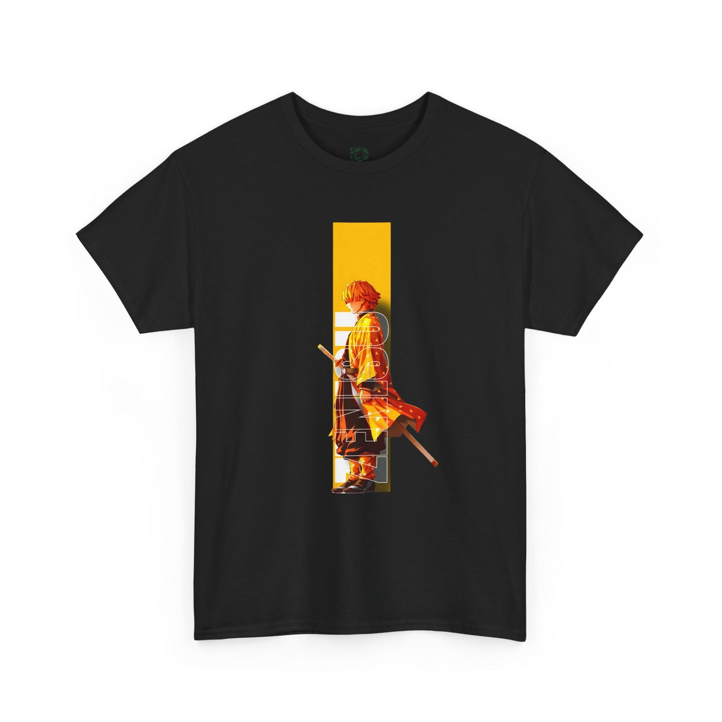 Samurai Silhouette  Unisex T-shirt — Vintage Orange Warrior Graphic Tee