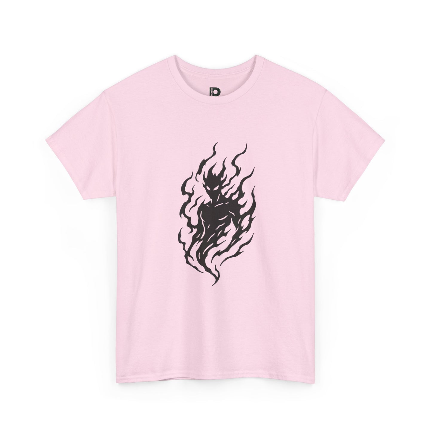 T-Shirt Unisex — Black Flame Heart Graphic Tee