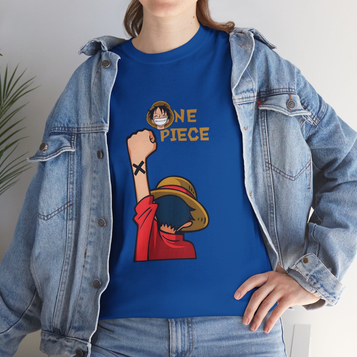 One Piece Luffy Straw Hat Unisex T-shirt — Anime Crewneck Tee