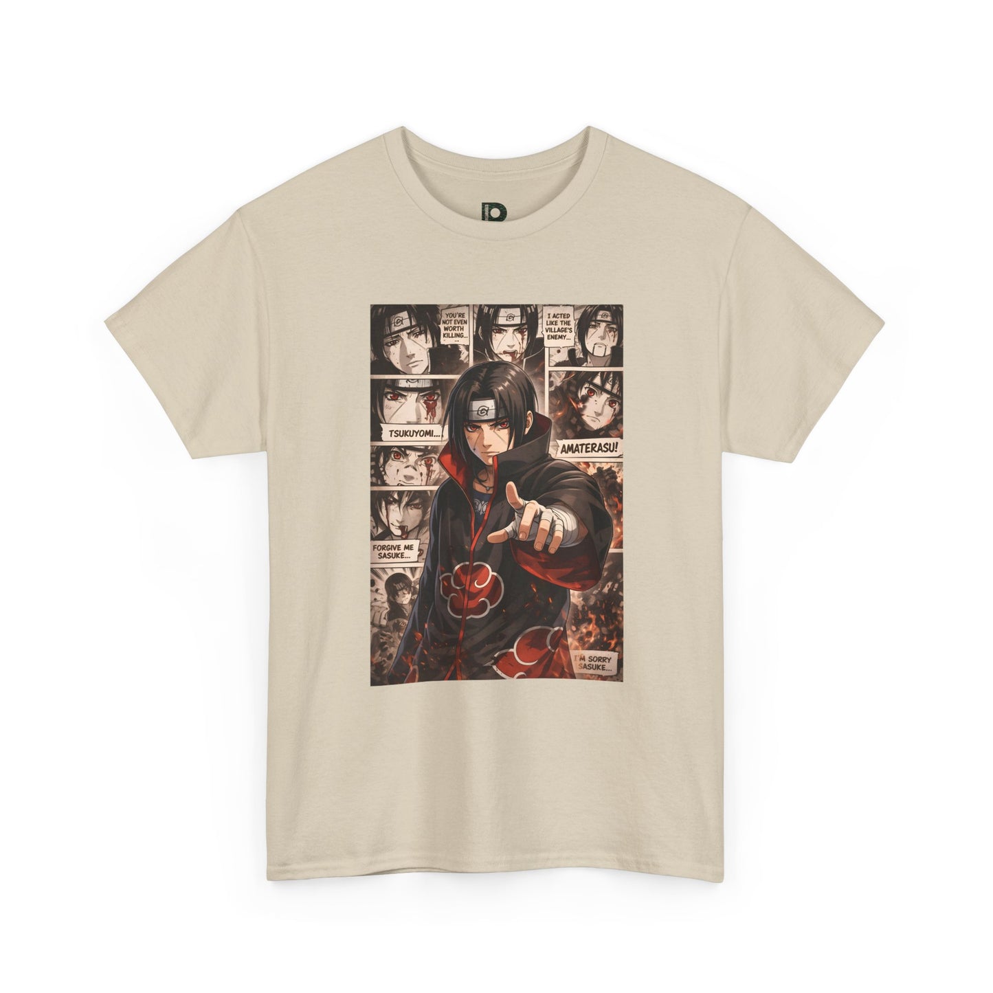 Itachi Uchiha Naruto Graphic Unisex T-shirt – Akatsuki Poster Anime Tee