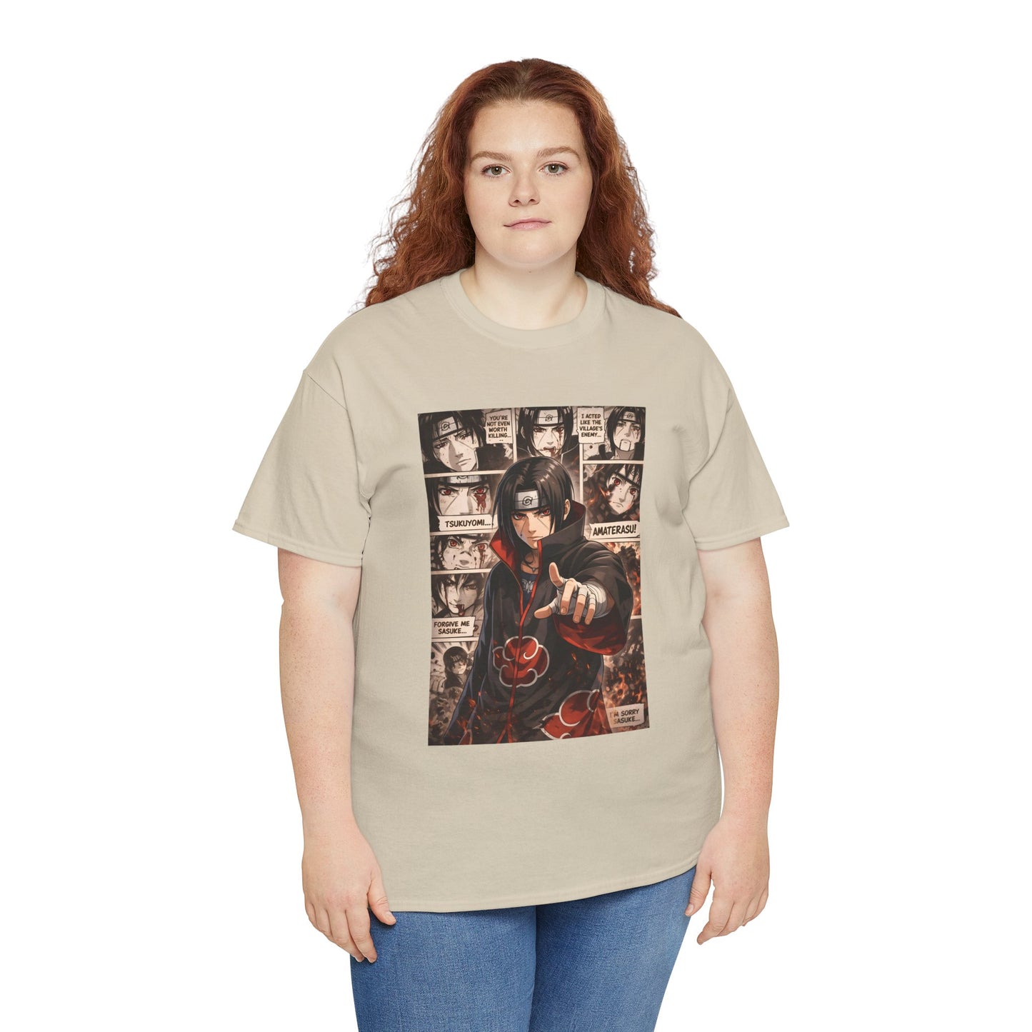 Itachi Uchiha Naruto Graphic Unisex T-shirt – Akatsuki Poster Anime Tee