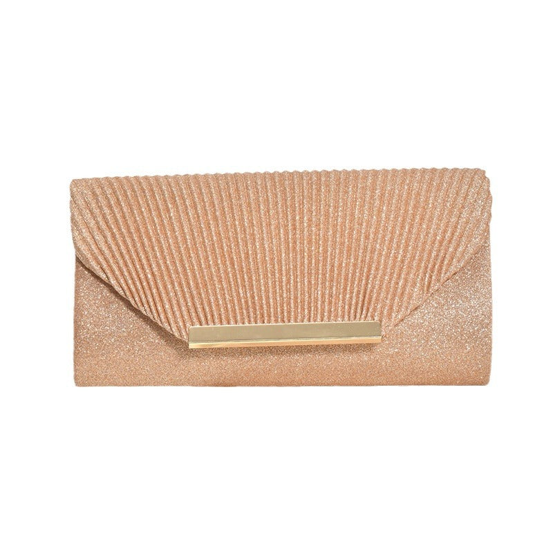 Women's Fashionable Pleated Crossbody Bag