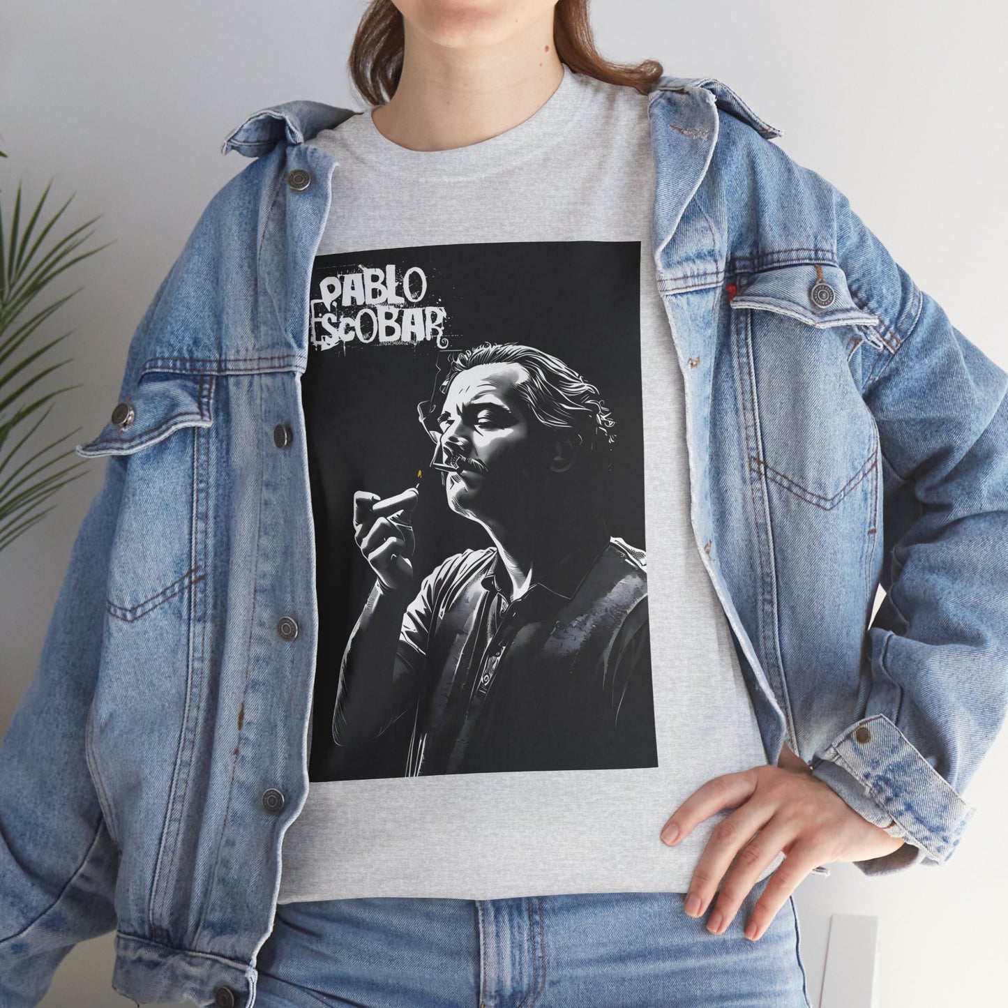 Pablo Escobar Portrait Unisex t-shirt — Vintage Noir Graphic Tee