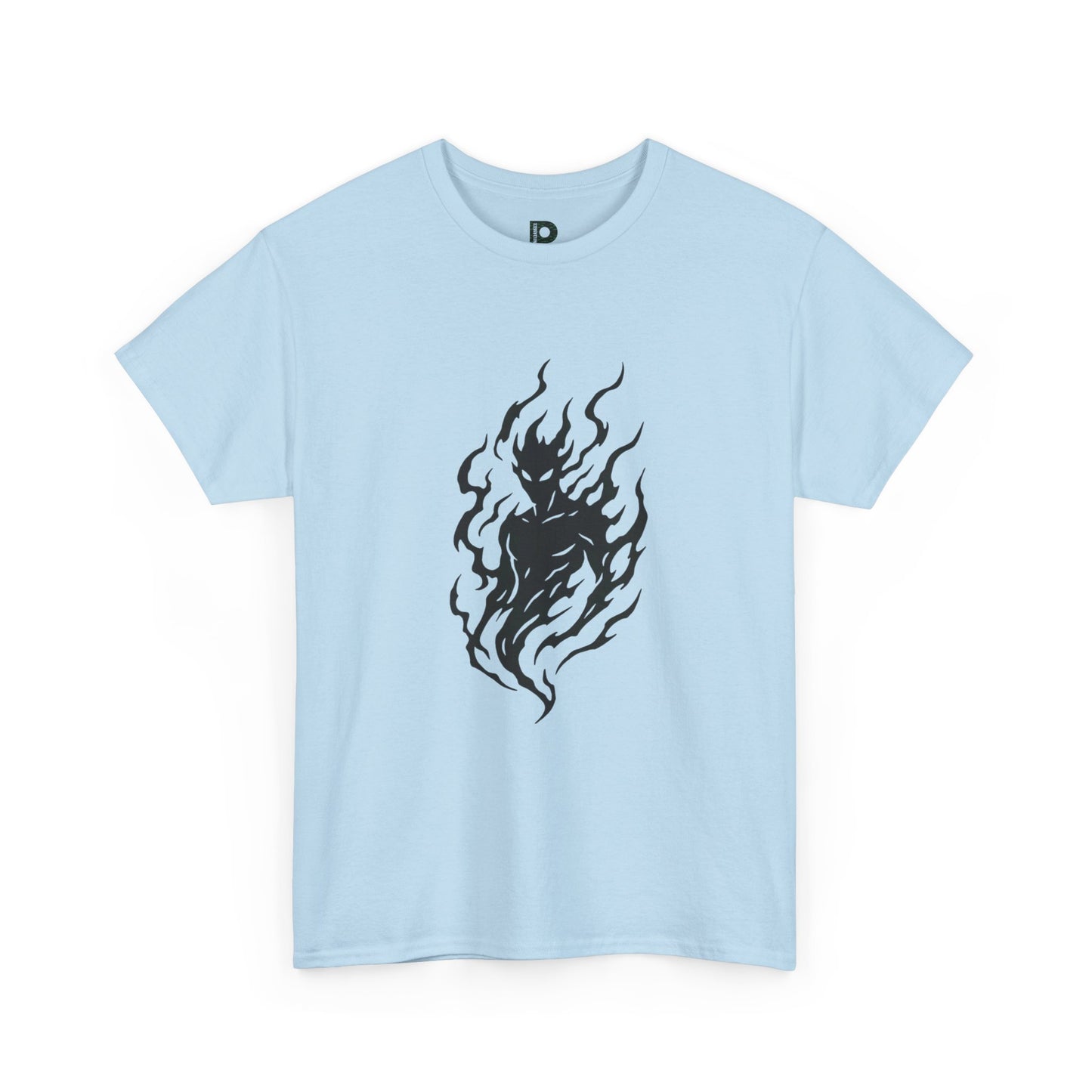 T-Shirt Unisex — Black Flame Heart Graphic Tee