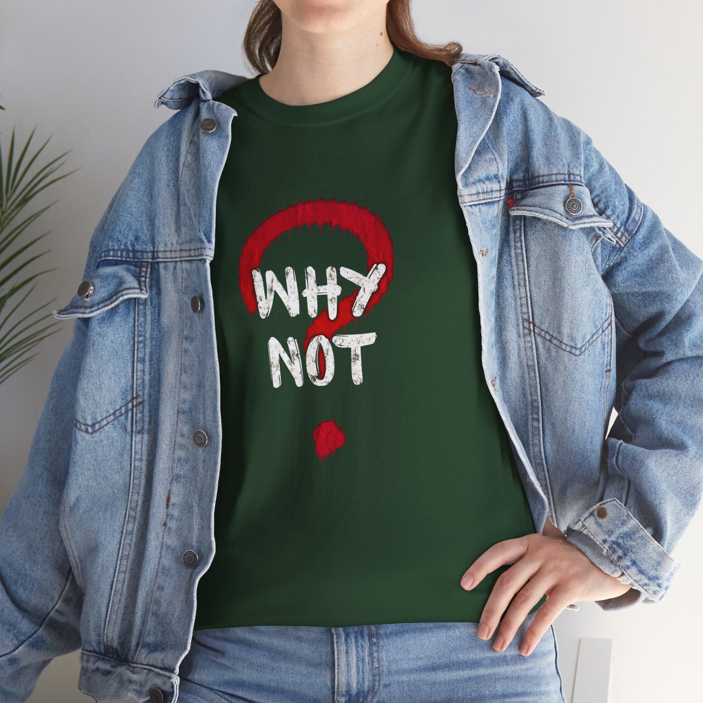 Why Not? Graphic Tee — Bold Question Mark Streetwear T‑Shirt
