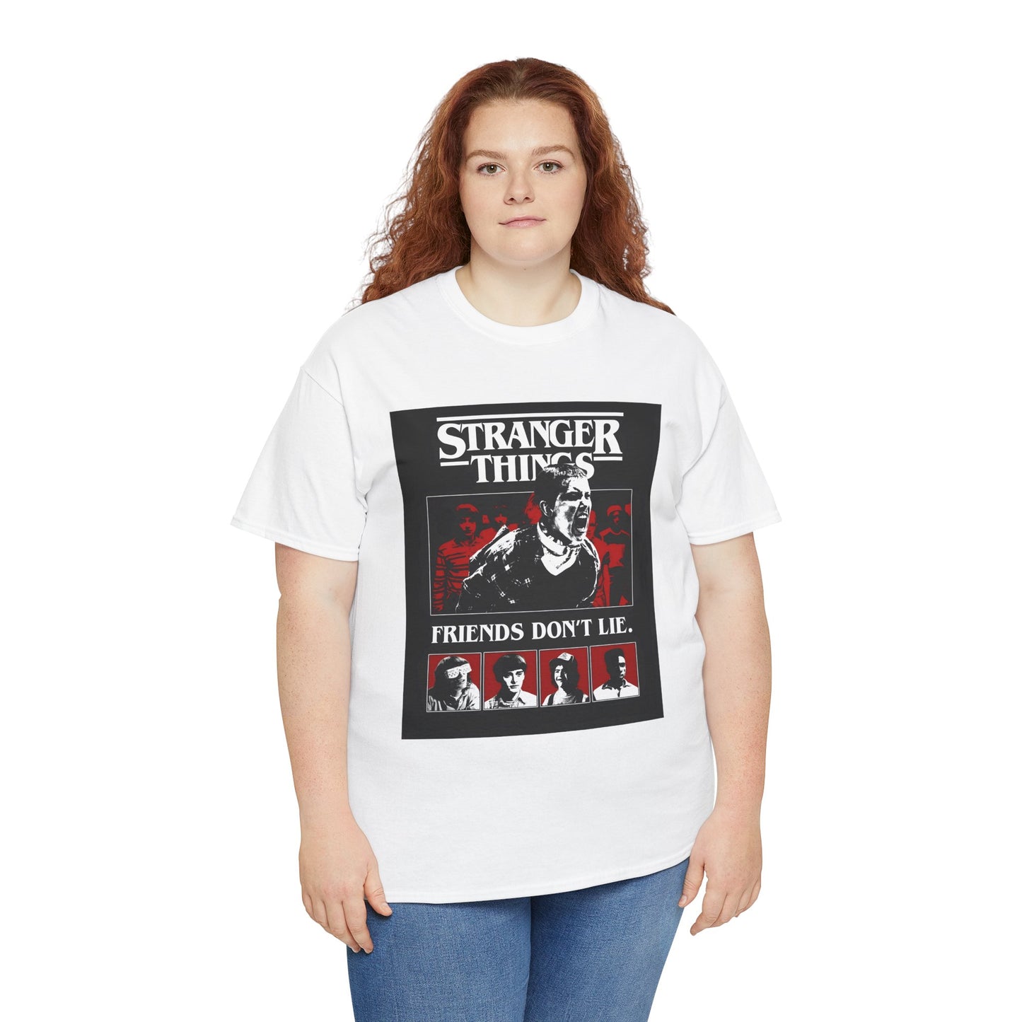 Stranger Things "Friends Don't Lie" Graphic Unisex T-shirt