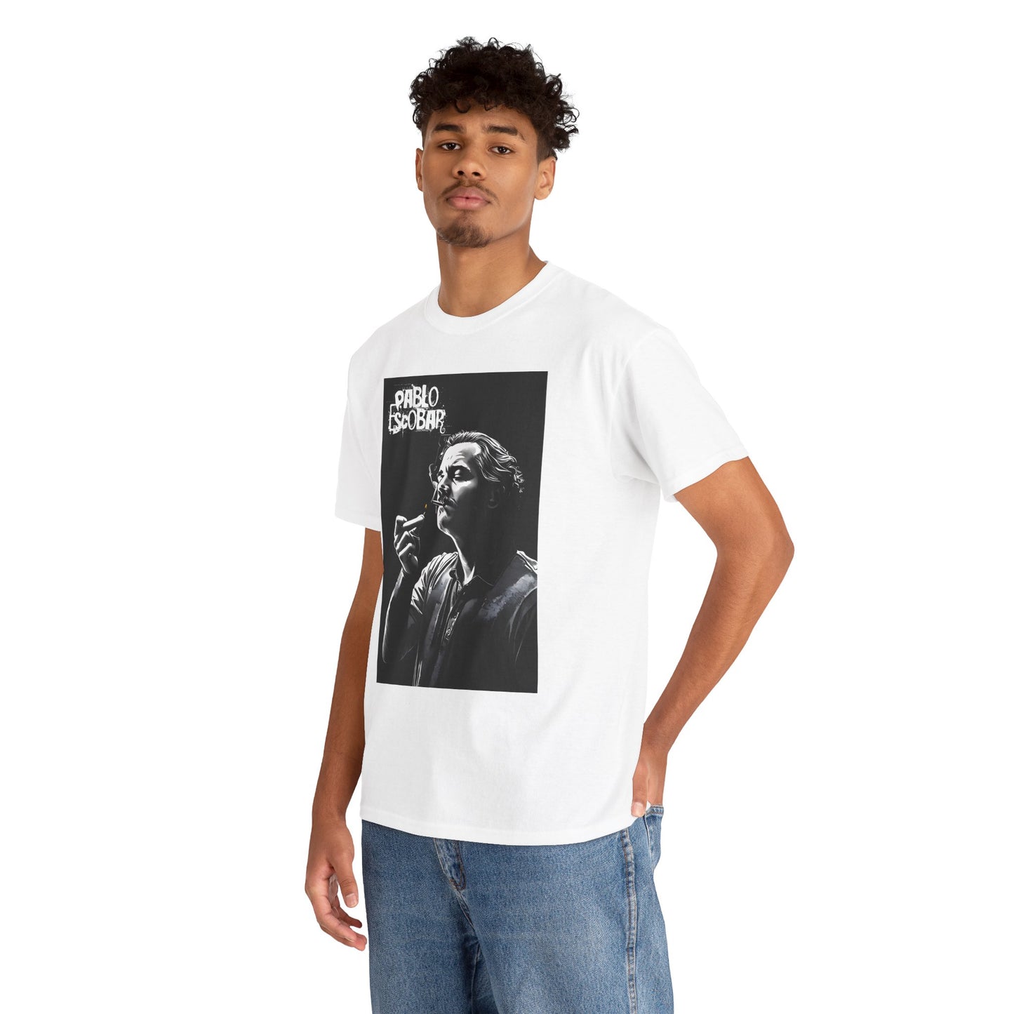 Pablo Escobar Portrait Unisex t-shirt — Vintage Noir Graphic Tee