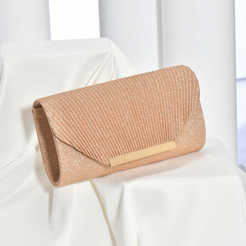 Women's Fashionable Pleated Crossbody Bag